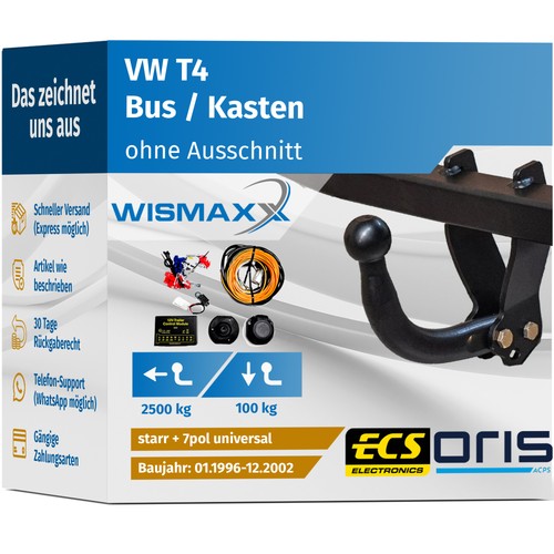 Anhängerkupplung für t4 - vw,